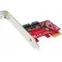 Interná SATA rozhranie karta ROLINE 15062148 PCIe Low-Profile 6 Gbit/s