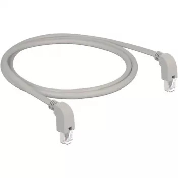 Sieťový kábel DeLOCK 85877 Cat6a S/FTP 1m sivý