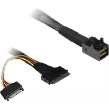 SFF kábel Inter-Tech SFF-8643 SFF-8639 čierny kompaktný dizajn