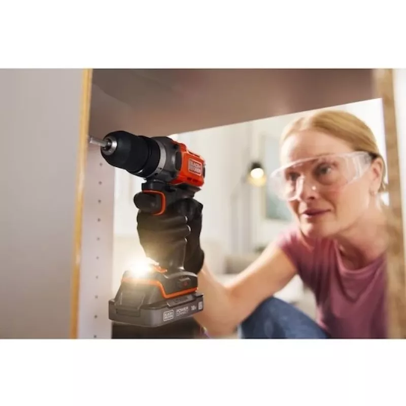 Akumulátorový skrutkovač Black & Decker BCD382XN 18V — kompaktný 18 V vŕtačka (bez batérie)