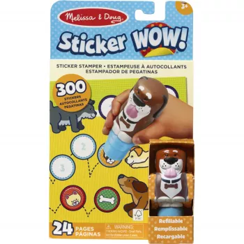 Aktivitný blok so samolepkami od Spinmaster — MAC STW StckrWowActivityPadStDog GML (blok s aktivitami so samolepkami)