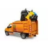 BRUDER modelové vozidlo MB Sprinter smetiarske auto BR-02682, hračkárska replika v mierke