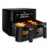 Fritéza s horúcim vzduchom Tristar FR-9075 Double 9 l, 2500 W, dotykové ovládanie, LCD, čierna, 60 °C min