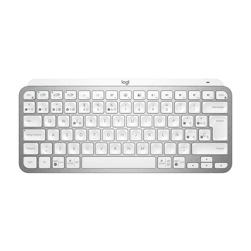 Mxkeys Mini bezdrôtová podsvietená klávesnica Pale Grau - Esp - Mediter