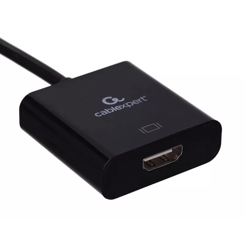 USB Type-C na HDMI adaptér Gembird A-CM-HDMIF-03, USB 2.0/3.2 Gen2, 3840×2160@30Hz, čierny