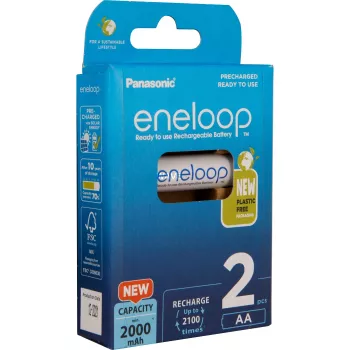 Akumulátory PANASONIC ENELOOP AA 2000 mAh 2 kusy (BK-3MCDE/2CP)