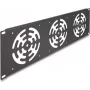 Ventilačný panel DeLOCK 66747 sivý kov 19
