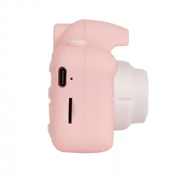 Detský digitálny fotoaparát DENVER KCA-1340RO — kompaktný 85 g, ružový