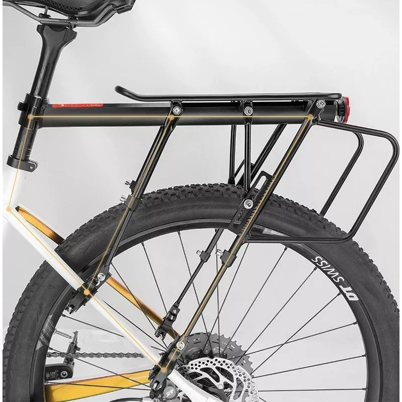 Rockbros 33210004001 čierny nosič na bicykel s plošinou