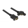 HDMI kábel DeLOCK 0,25 m 2xHDMI