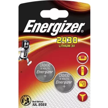 Energizer CR2430 - lítium - gombíková batéria - CR2430 - blister (637991)