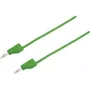 VOLTCRAFT meracia šnúra [konektor samec 4 mm - konektor samec 4 mm] 1,5 m zelená MSB-300 (MSB-300-1.5-GR)