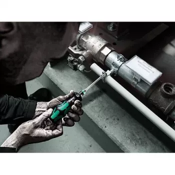 Wera 826 T Kraftform Turbo skrutkovač s držiakom bitov s Rapidaptor, 1/4 palca