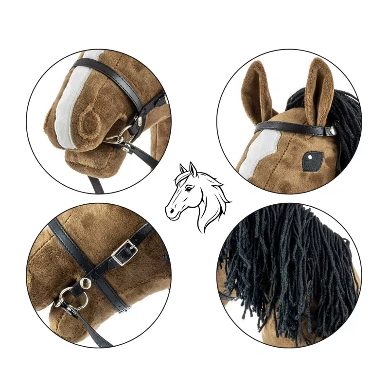 Hobby horse tmavohnedý