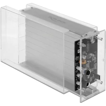 Puzdro na HDD/SSD DeLOCK 42624 priehľadné 2,5/3,5 palca