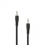 SBOX AUDIO CABEL 3.5 mm konektor samec na konektor samec 0,5 m čierny