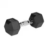 REBEL ACTIVE gumené liatinové jednoručky 2x8 kg