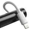 Baseus Simple Wisdom sada dátových káblov USB-C na Lightning PD 20W (2 ks/balenie) 1,5m biela
