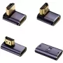 HDMI Type-A na HDMI Type-A káblový adaptér 4smarts 541489, sivý, 4 ks, 40 g