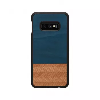 Puzdro na smartphone man and wood pre Galaxy S10e — Denim čierne ochranné puzdro