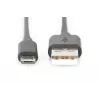 Assmann USB 2.0 prepojovací kábel. typ A - Micro B M/M. 1,0 m. USB 2.0 kompatibilný. UL. bl (AK-300110-010-S)