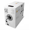 Sieťový kábel Solarix SXKD-5E-UTP-PE UTP CAT5E 305m čierny