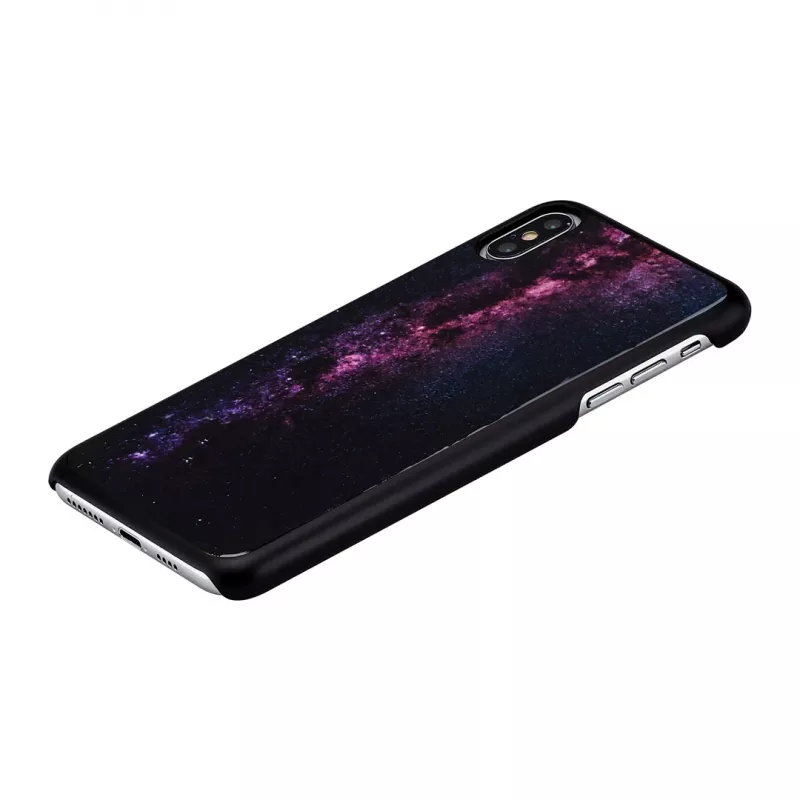 Puzdro na telefón iKins pre iPhone XS Max — milky way čierna