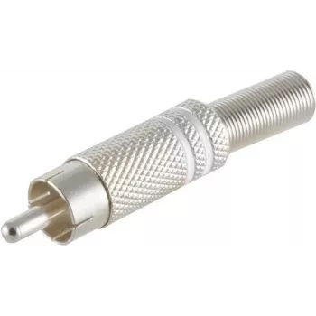 RCA (Cinch) konektor ShiverPeaks 52000-W — kovové puzdro, 6 mm, biela