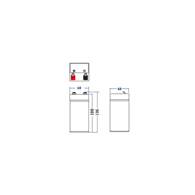 Green Cell AGM36 UPS batéria VRLA AGM 4 V 4.5 Ah