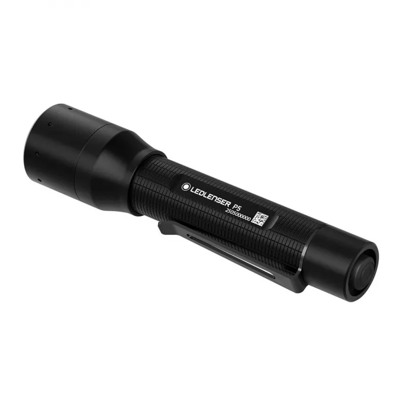 Ledlenser P5 LED baterka s klipom, čierna