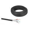 Sieťový kábel DeLOCK 80597 čierny Cat6a U/FTP 50m
