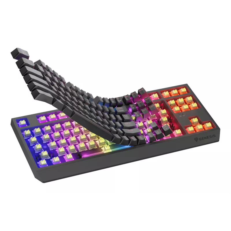 GENESIS Thor 230 TKL klávesnica herná USB + RF Wireless + Bluetooth QWERTY US English čierna