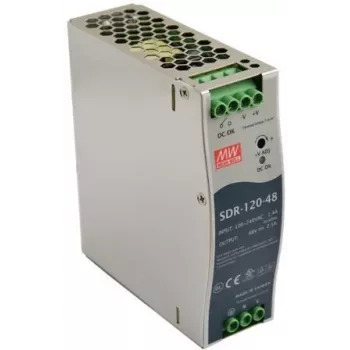 Pulsar SDR-120-48 spínaný napájací zdroj na DIN lištu