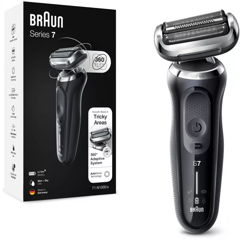 Braun Series 7 71-N1000s fóliový holiaci strojček čierny
