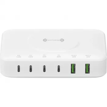 Nabíjacia stanica organizér voľne stojaci 4smarts 540570 biela 100W