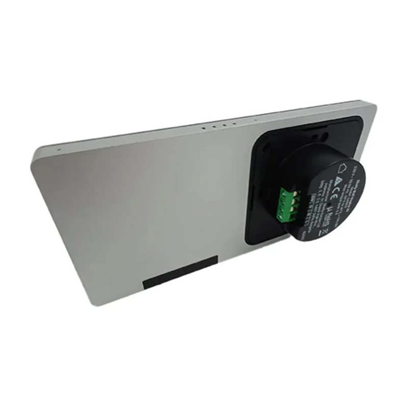 Shelly Wall Display X2 ovládací panel, Wi-Fi, Bluetooth, strieborný + BLU H&T slonovinový