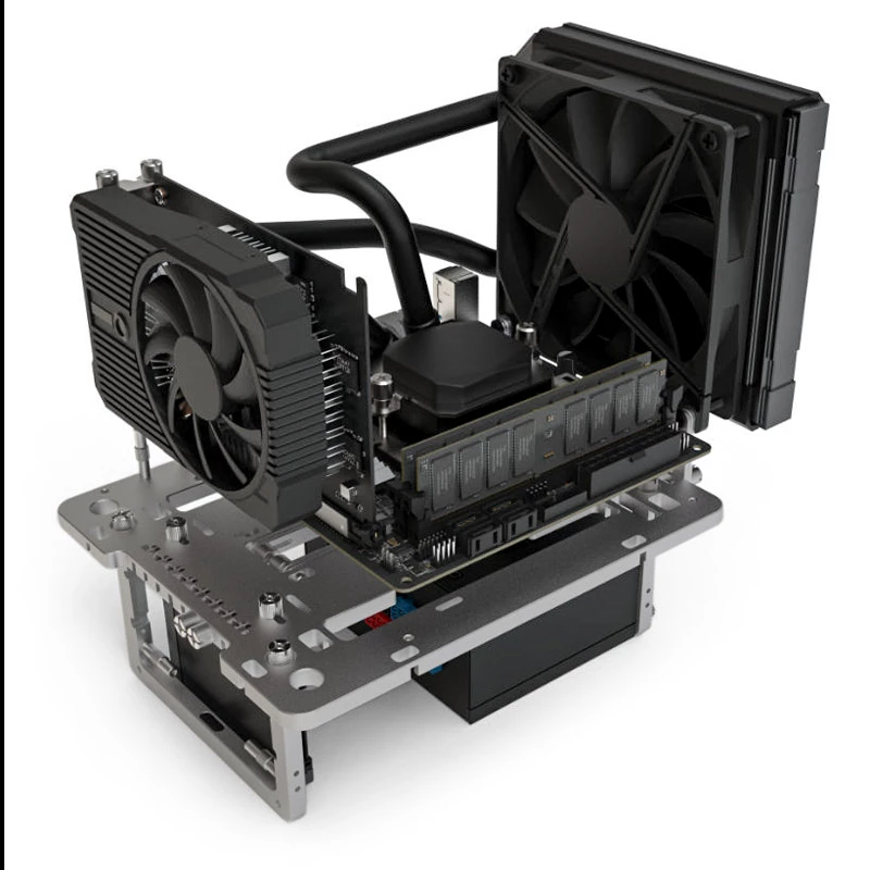 Streacom Benchtable BC1 Mini V2 Titan — kompaktný benchtable s kompatibilitou ATX