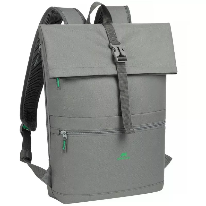 Mestský batoh Rivacase Gremio sivý polyester rPET 280x135x430mm