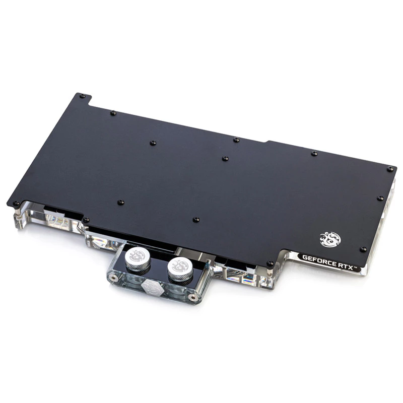 Bitspower International Bitspower BP-VG3080AST - priehľadný - water block - kvapalina - akryl - meď - nikel - ASUS ROG Strix GeForce RTX 3080 - 153 mm