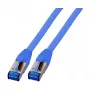 EFB-Elektronik RJ45 patch kábel Cat.6A S/FTP TPECat.7 metráž superflex modrý 0,5m výrobca: EFB Elektronik (K5525FBL.0,5)