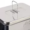 Kempingová kuchynská sada ESBIT CS1100ST — hliník a nerez, 1,1 L, 659 g, čierna/strieborná