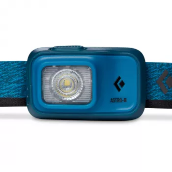 Čelová lampa Astro 300-R, LED svetlo modrá