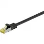 Wentronic Goobay - patch kábel - RJ-45 (M) - RJ-45 (M) - 30,0 m - SFTP, PiMF - Cat.7 kábel - lisované, bez halogénov - čierny (91680)