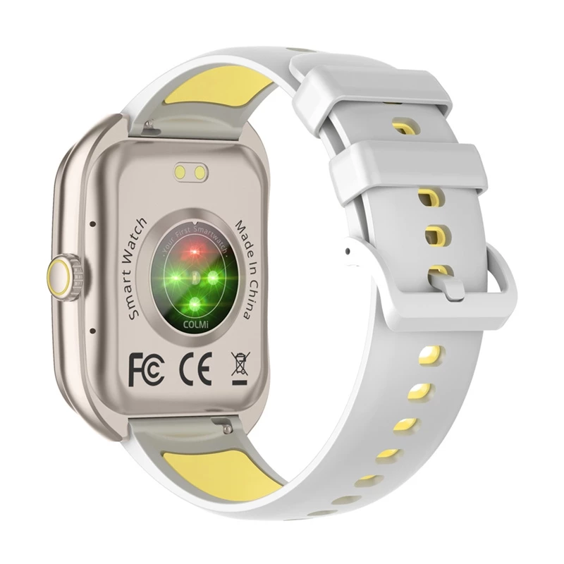 Smartwatch Colmi P86 zlatá s Bluetooth a meračom tepu