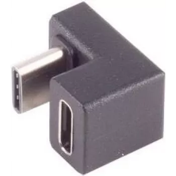 USB-C adaptér ShiverPeaks 13-40006, USB 3.1 uhlový konektor samec 180°