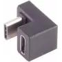 USB-C adaptér ShiverPeaks 13-40006, USB 3.1 uhlový konektor samec 180°