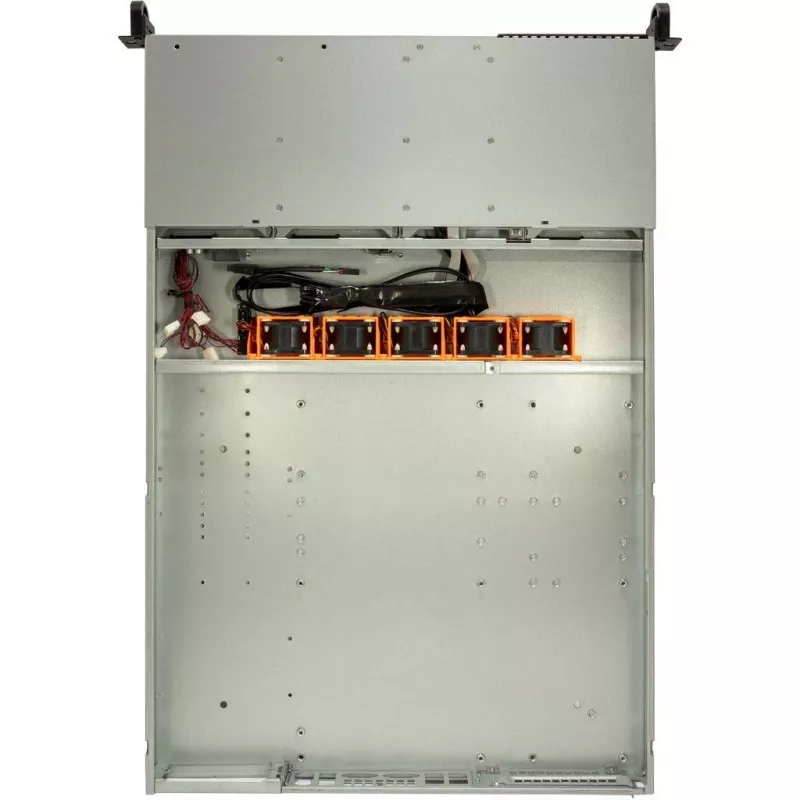 Inter-Tech IPC 1U-1404 rack čierna, nehrdzavejúca oceľ