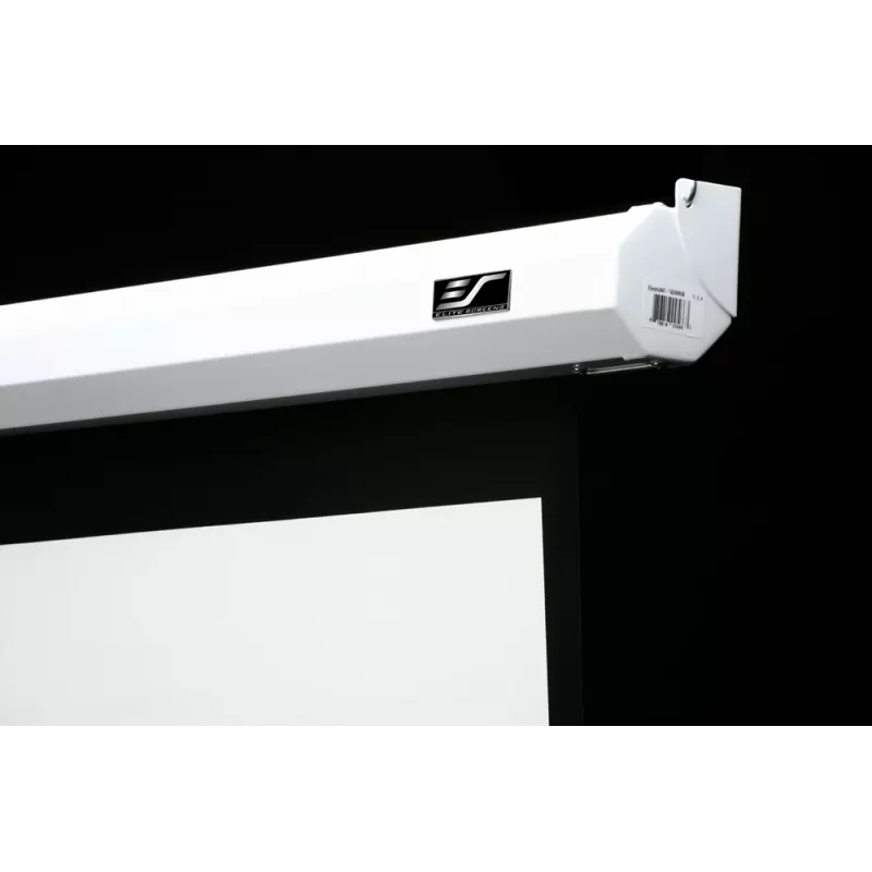 Elite Screens Spectrum Electric120V motorické projekčné plátno 120 palcov (3,05 m) 4:3, viditeľná plocha 244 x 183 cm, MaxWhite zisk 1,1, IR diaľkový ovládač, biely kryt