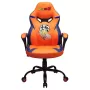 Kancelárska stolička Subsonic SA5573-D6 čalúnené sedadlo oranžová