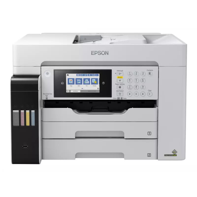 Multifunkčná tlačiareň Epson EcoTank L15180 — atramentová farebná, 4800x1200 dpi, A4, duplex, Wi‑Fi, Ethernet